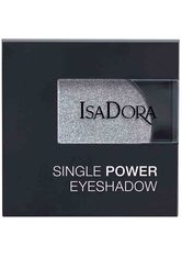 IsaDora Augen Single Power Eyeshadow 2 g Silver Chrome