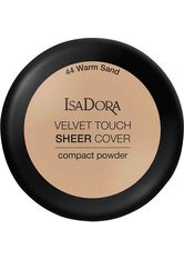 Isadora Velvet Touch Sheer Cover Compact Powder 44 Warm Sand 10 g Kompaktpuder