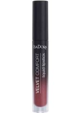 Isadora Velvet Comfort Liquid Lipstick 62 Red Plum 4 ml Flüssiger Lippenstift