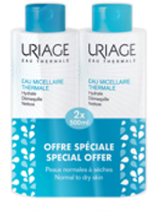 Uriage Thermal Micellar Water for Normal to Dry Skin 2 x 500ml (Special Offer)