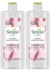 Simple Kind to Skin Make-Up Remover Micellar Cleansing Water 2 x 400ml