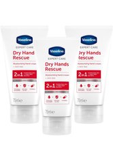 Vaseline Expert Care Dry Hands Rescue Moisturising Anti-Bacterial Hand Cream 3 x 75ml