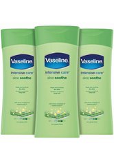Vaseline Intensive Care Body Lotion Aloe Sooth 3 x 400ml