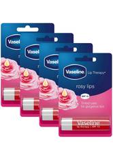 Vaseline Rosy Lip Therapy Balm Sticks 4 x 4g