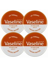 Vaseline Lip Therapy Petroleum Jelly, Cocoa Butter 4 x 20g