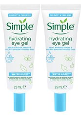 Simple Water Boost Hydrating Eye Gel 2 x 25ml