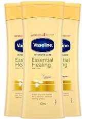 Vaseline Intensive Care Body Lotion Essential Healing 3 x 400ml