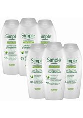 Simple Kind to Hair Gentle Care Conditioner with Vitamin B5 6 x 400ml