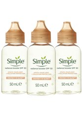 Simple Protect 'N' Glow Radiance Booster SPF 30 3 x 50ml