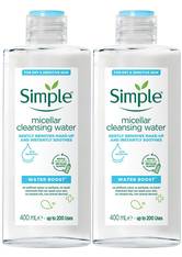 Simple Water Boost Cleansing Micellar Water 2 x 400ml