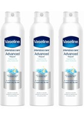Vaseline Intensive Care Spray Moisturiser Advanced Repair 3 x 190ml