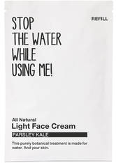 Stop The Water While Using Me! - All Natural Parsley Kale Light Face Cream, Refill Sachet - -all Natural Parsle Kale Light Refill50ml