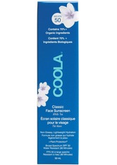 Coola Classic Face Lotion White Tea Spf 50 Sonnenschutz für das Gesicht 50 ml