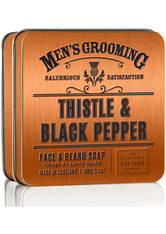 Scottish Fine Soaps Thistle & Black Pepper Face & Beard Soap 100 g