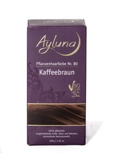 Ayluna Naturkosmetik Haarfarbe - Nr.80 Kaffeebraun Pflanzenhaarfarbe 100.0 g