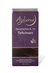 Ayluna Naturkosmetik Haarfarbe - Nr.110 Tiefschwarz Pflanzenhaarfarbe 100.0 g