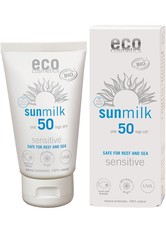 Eco Cosmetics ECO COSMETICS SONNENMILCH sensitiv LSF 50 Sonnencreme 75.0 ml