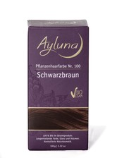 Ayluna Naturkosmetik Haarfarbe - Nr.100 Schwarzbraun 100g Haarfarbe 100.0 g