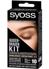 Syoss Augenbrauen-Kit Dunkelbraun Augenbrauenfarbe 17 ml Nr. 4-1 - Dunkelbraun