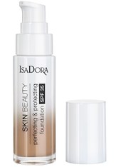 Isadora Skin Beauty Perfecting & Protecting Foundation SPF 35 09 Almond 30 ml Flüssige Foundation