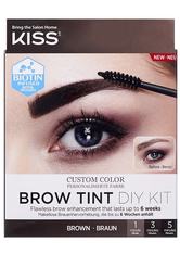 KISS Augenbrauenfarbe-Kit (verschiedene Farbtöne) - Farbton: #3c2829||Braun