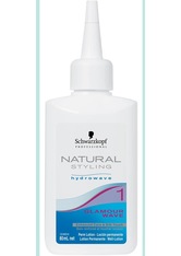 Schwarzkopf Natural Styling Hydrowave Glamour Wave 1 - für normales bis leicht poröses Haar, Portionsflasche 80 ml