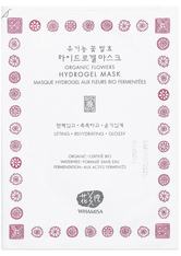 WHAMISA Organic Flowers Hydrogel Facial Mask Tuchmaske 1 Stk