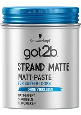 Schwarzkopf got2b Strand Matte MATT-PASTE, Für Surfer Looks Halt 3 Haarpaste 100 ml