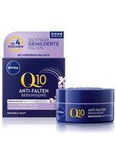 NIVEA Q10 Power Anti-Falten + Beruhigung Nachtpflege Sensitiv Gesichtscreme 50.0 ml