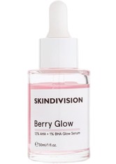 SkinDivision Berry Glow – 12 % AHA + 1 % BHA Glow Serum Feuchtigkeitsserum 30.0 ml