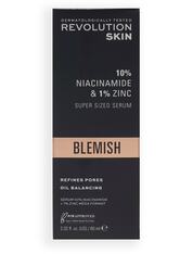 Revolution Skincare 10% Niacinamide + 1% Zinc Blemish & Pore Refining Serum SUPER SIZED Feuchtigkeitsserum 60.0 ml