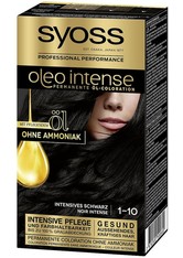 Syoss Oleo Intense Permanente Öl-Coloration Intensives Schwarz Haarfarbe 115 ml