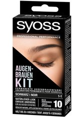 Syoss Augenbrauen-Kit Schwarz Augenbrauenfarbe 17 ml Nr. 1-1 - Schwarz