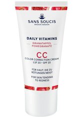 Sans Soucis Daily Vitamins CC Color Correction Cream LSF 20 Anti-Rötungen - Granatapfel 30 ml