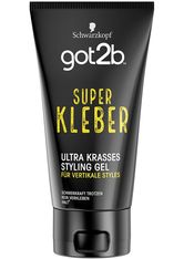 Schwarzkopf got2b Super Kleber Ultra krass für vertikale Styles Halt 6 Haargel 150 ml