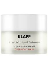 Klapp Resist Aging Retinol Triple Action Pro Age Overnight Mask Nachtcreme 50.0 ml