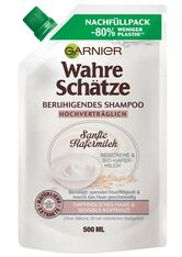 Garnier Wahre Schätze Sanfte Hafermilch Beruhigendes Nachfüllung Shampoo 500.0 ml