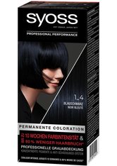Syoss Permanente Coloration Professionelle Grauabdeckung Blauschwarz Haarfarbe 115 ml