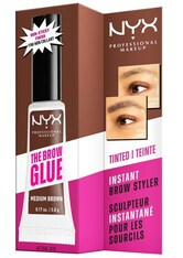 NYX Professional Makeup The Brow Glue Instant Styler 5g (Various Shades) - Medium Brown
