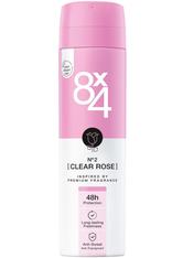 8X4 Spray No.2 Clear Rose Deodorant 150.0 ml