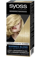 Syoss Permanentes Blond Warmes Blond Champagner Blond Haarfarbe 115 ml