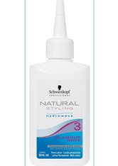 Schwarzkopf Natural Styling Hydrowave Glamour Wave 3 - für über 70 % gesträhntes, blondiertes und stark poröses Haar, Portionsflasche 80 ml