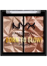 NYX Professional Makeup Born to Glow Icy Highlighter Duo Highlighter 2.1 g Nr. 03 - High Key Flex