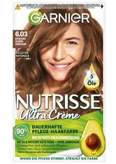 Nutrisse Ultra Creme Dauerhafte Pflege-Haarfarbe Nr. 6.03 Natürliches Goldenes Dunkelblond