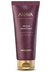 Ahava Handpflege Deadsea Water Mineral Hand Cream Vivid Burgundy 100 ml