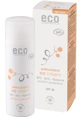 Eco Cosmetics OPC. Q10 & Hyaluron - LSF30 CC Creme hell 50ml Sonnencreme 50.0 ml