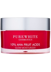 Pure White Cosmetics 10% AHA Fruit Acids Glow Moisturizer Gesichtscreme 50.0 ml