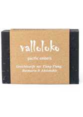 Valloloko Pacific Embers Ylang-Ylang, Rosmarin & Aktivkohle Stückseife  100 g