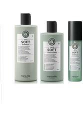 Maria Nila True Soft Set 3, Shampoo, Conditioner & Argan Oil Haarpflegeset 750.0 ml