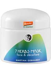 Martina Gebhardt Naturkosmetik 7 Herbs Mask - Face & Décolleté 100ml Feuchtigkeitsmaske 100.0 ml